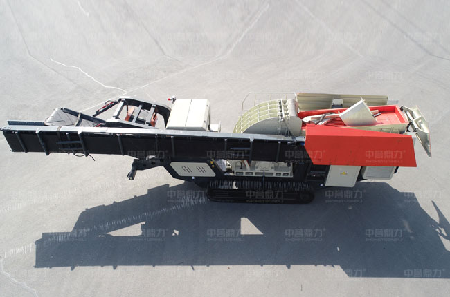 小型移動(dòng)式打砂機(jī)俯視圖