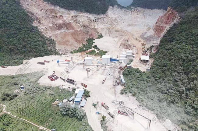 廣西河池時產(chǎn)800到1000噸碎石生產(chǎn)線