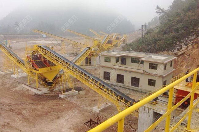 廣西時產(chǎn)1500噸石場生產(chǎn)線