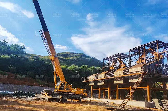 江西宜春安順建材年產(chǎn)500萬噸骨料生產(chǎn)線