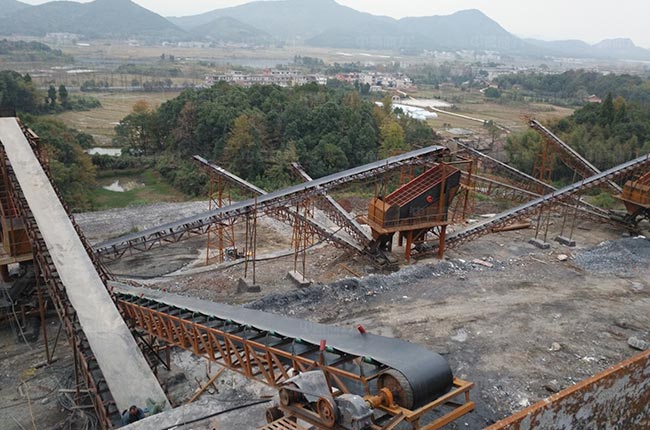 江西新余小型石料廠碎石生產(chǎn)線