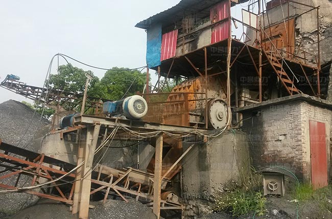 江西九江時產(chǎn)250-320噸石子廠生產(chǎn)線