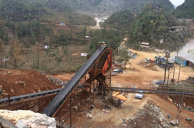 廣西河池時產(chǎn)100噸石灰石碎石生產(chǎn)線