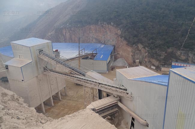 湖北荊門時產(chǎn)500噸中小型砂石料生產(chǎn)線