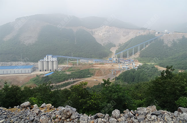 湖北荊門凱龍礦業(yè)年產(chǎn)300萬噸骨料生產(chǎn)線