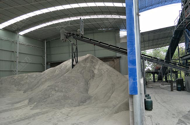 湖南常德時(shí)產(chǎn)100噸制砂生產(chǎn)線