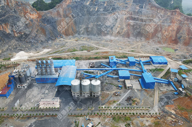廣西登高新材料年產(chǎn)100萬噸制砂生產(chǎn)線項(xiàng)目