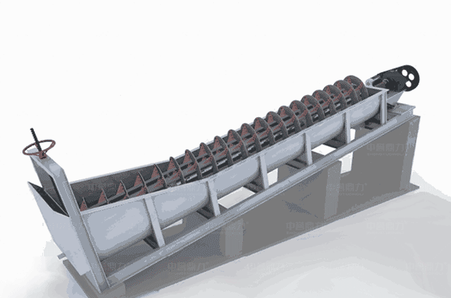 螺旋洗砂機的工作原理