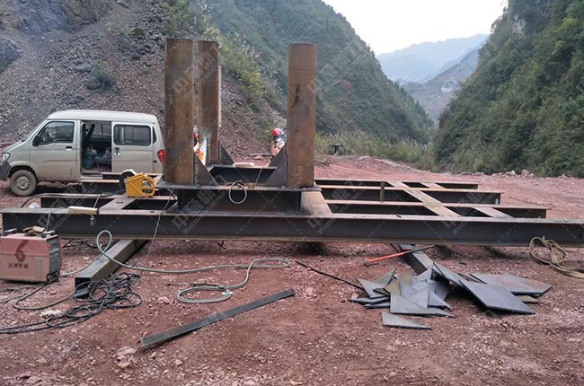 重慶巫山中鐵二局碎石場