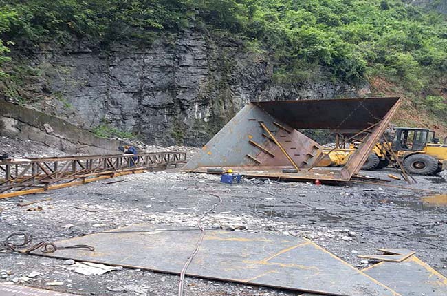 重慶市巫山縣時產(chǎn)500噸骨料生產(chǎn)線