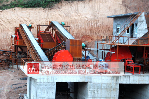 滎陽(yáng)賈峪石料生產(chǎn)線現(xiàn)場(chǎng)