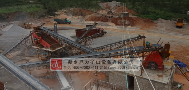 廣西南寧時(shí)產(chǎn)600噸砂石骨料生產(chǎn)線(xiàn)