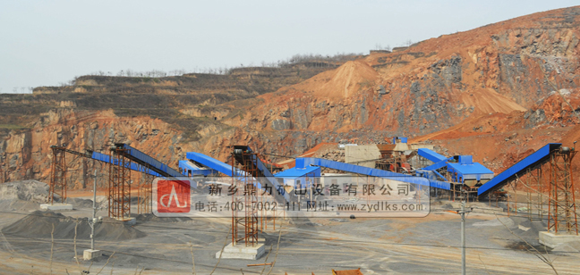 蒙陰石料廠時(shí)產(chǎn)700噸砂石骨料生產(chǎn)線