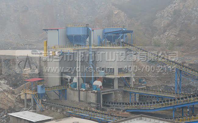 環(huán)保型石料生產(chǎn)線現(xiàn)場(chǎng) 環(huán)保型石料生產(chǎn)線現(xiàn)場(chǎng)