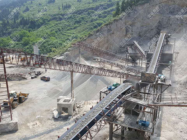 重慶大型時(shí)產(chǎn)1200噸石料廠
