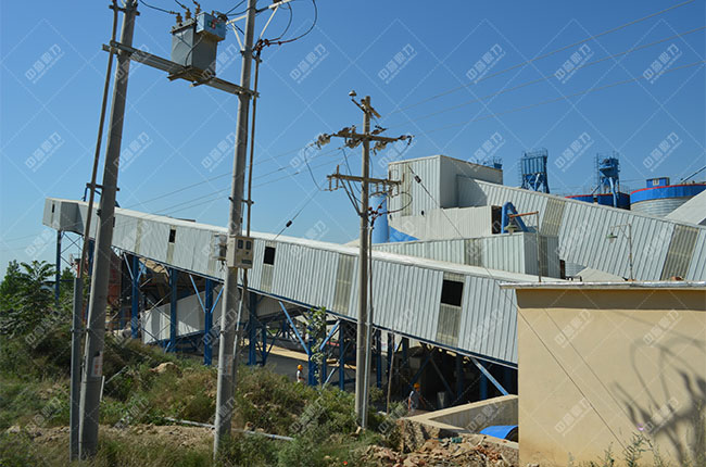 河北中聯(lián)水泥時(shí)產(chǎn)1000噸水泥骨料生產(chǎn)線(xiàn)現(xiàn)場(chǎng)案例展示3