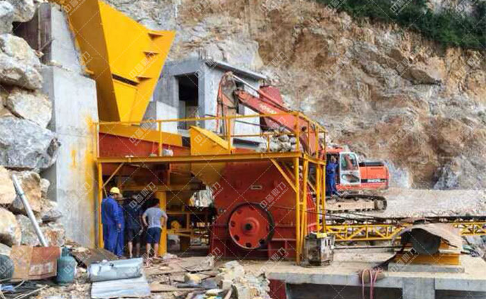 江西南昌時(shí)產(chǎn)300噸骨料生產(chǎn)線圖片