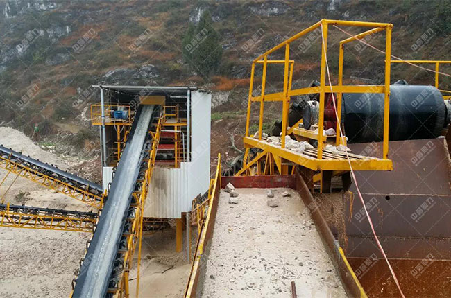 貴州貴陽(yáng)一建時(shí)產(chǎn)1200噸砂石骨料生產(chǎn)線現(xiàn)場(chǎng)案例展示5