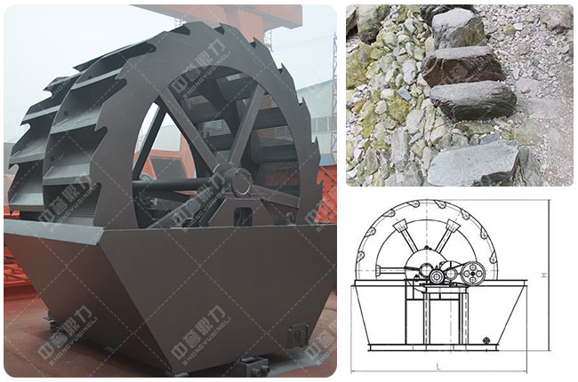 制砂生產(chǎn)用輪斗式洗砂機