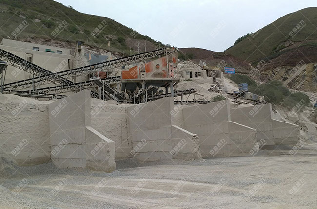 寧夏固原時產(chǎn)800噸石料生產(chǎn)線展示圖6