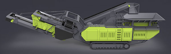 移動(dòng)式建筑垃圾破碎機(jī)