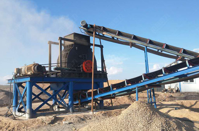 寧夏靈武時(shí)產(chǎn)200噸砂石生產(chǎn)線