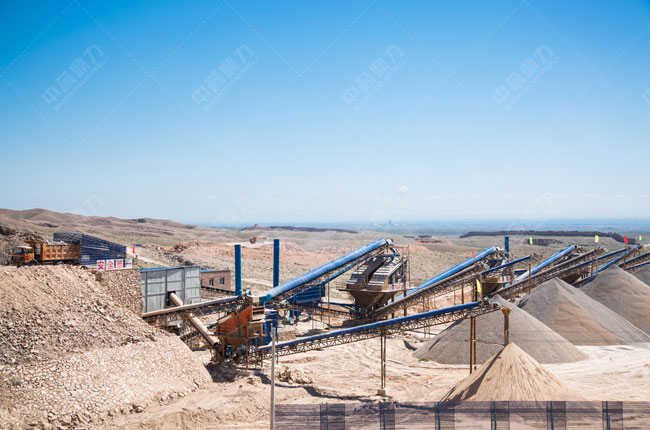 寧夏長城骨料有限公司時產(chǎn)800噸石子生產(chǎn)線