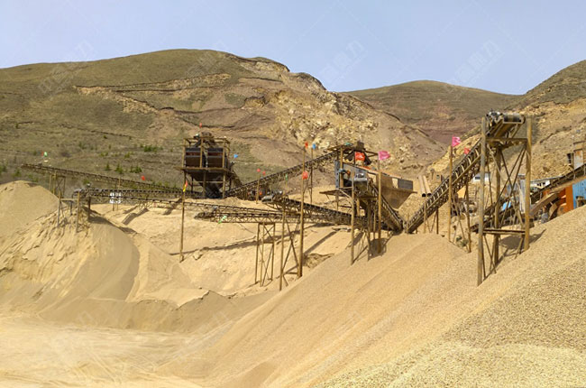 寧夏時產(chǎn)500噸機制砂生產(chǎn)線