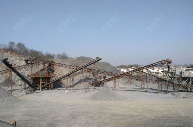 四川雅安長鑫建材時產(chǎn)500噸石料生產(chǎn)線