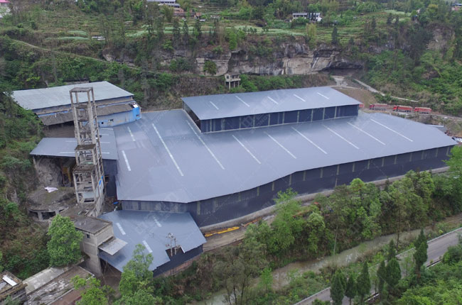 四川內江越溪水泥時產500噸石料生產線