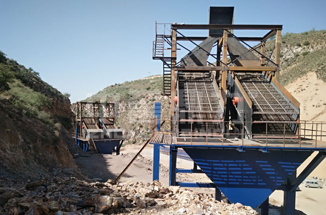 內蒙古鄂爾多斯嘉泰礦業(yè)時產600噸石子生產線