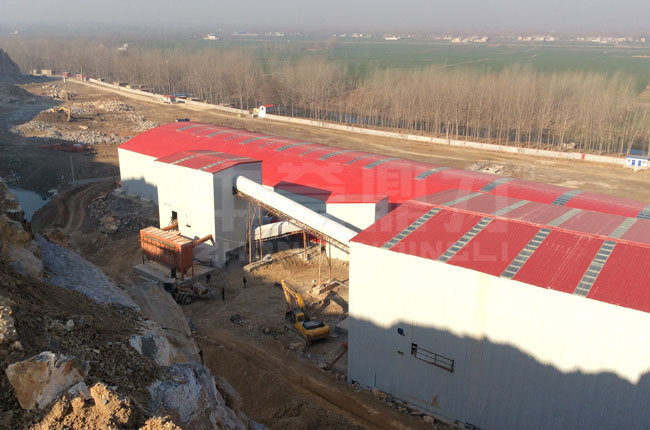 安徽雷鳴礦業(yè)王山窩時(shí)產(chǎn)1500噸破碎生產(chǎn)線