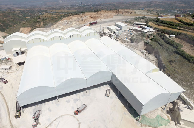 陜西華騰納米科技有限公司時(shí)產(chǎn)800噸石料生產(chǎn)線