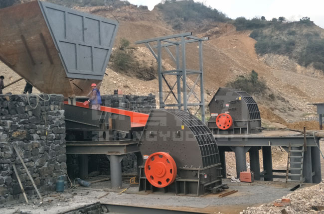 常德時產(chǎn)650噸石灰石碎石生產(chǎn)線