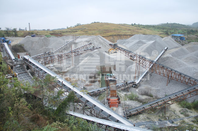 湖南衡陽時(shí)產(chǎn)50噸制砂生產(chǎn)線