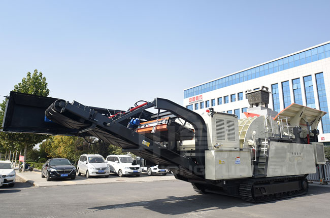 履帶式錘式破碎站設(shè)備 移動(dòng)錘式破碎機(jī)